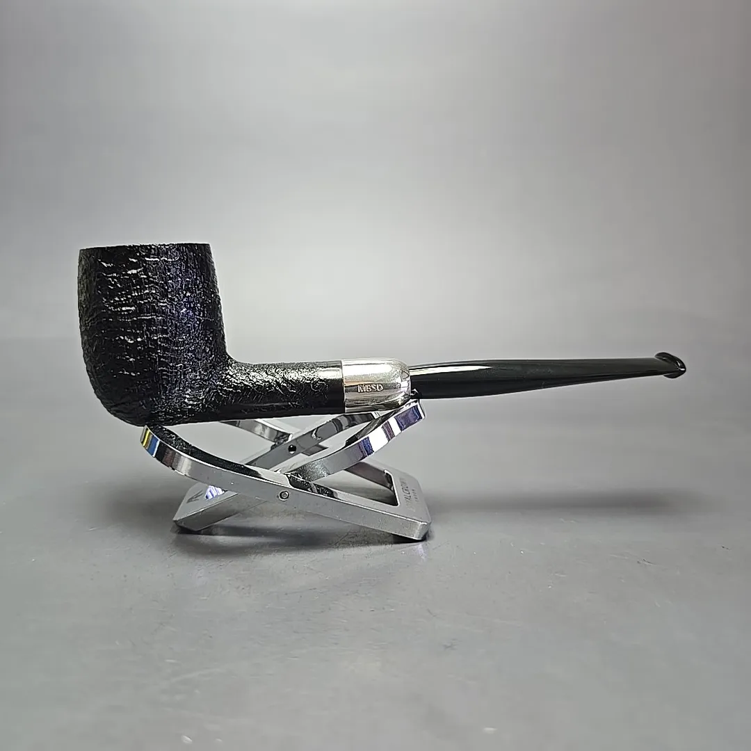 MBSD Briars Timeless Traditions 1 (K) Sandblasted Billiard with Silver (New) - Image 2