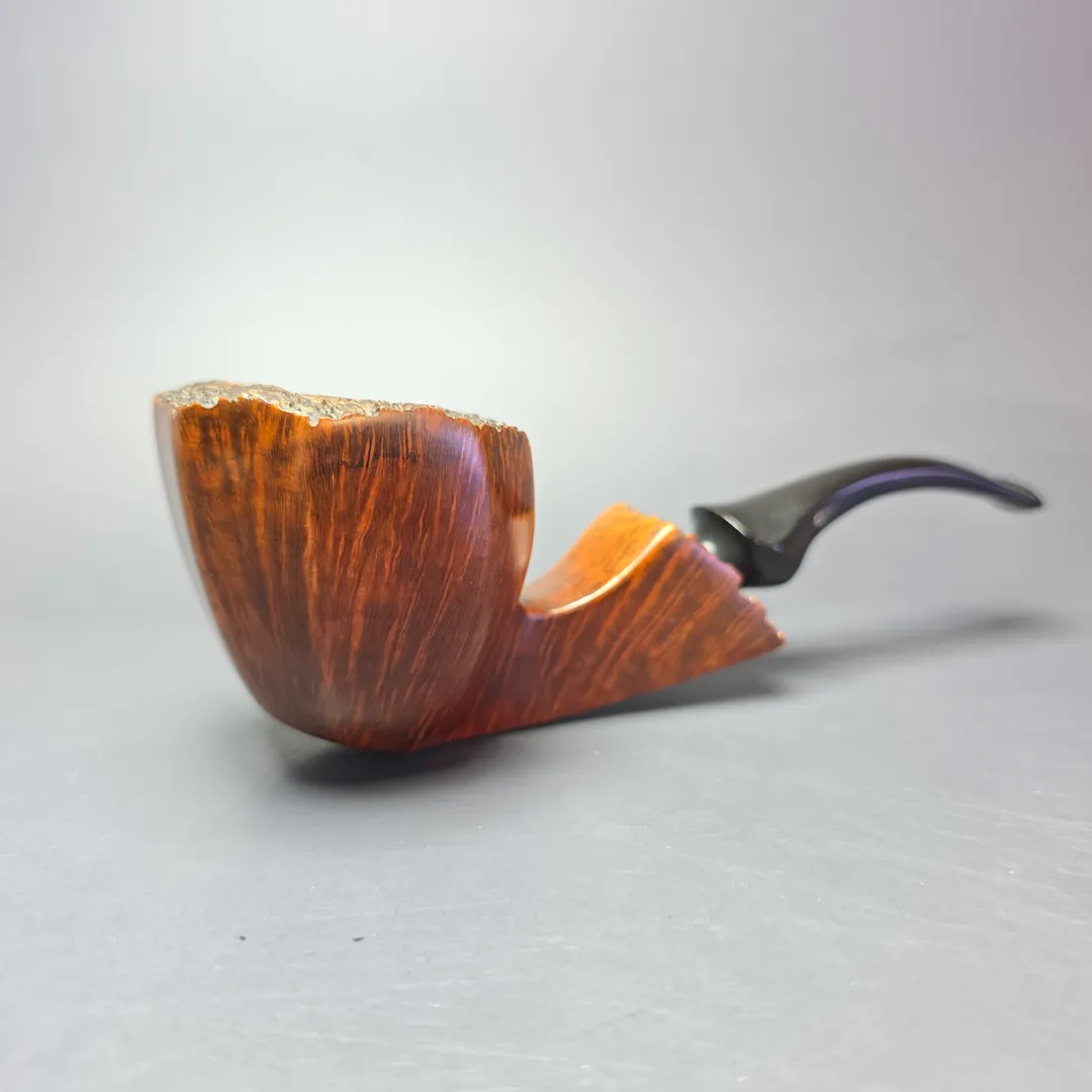 Bari Wiking XL Smooth Panel Freehand Estate Briar Pipe, Danish Estates - Image 2