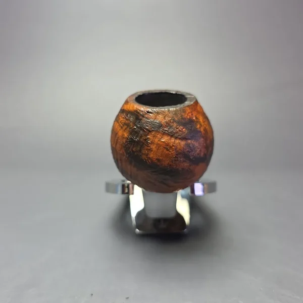 Proxima by Piero Vitale Contrast Sandblasted Apple Estate Briar Pipe, Unsmoked - Image 3