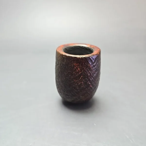 GBD Prehistoric 9436 Partially Sandblasted Billiard Estate Briar Pipe, English Estates - Image 3