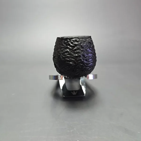 MBSD Briars by Piero Vitale Black Rusticated Author w/ Boxwood, Briar Pipe, New - Image 3