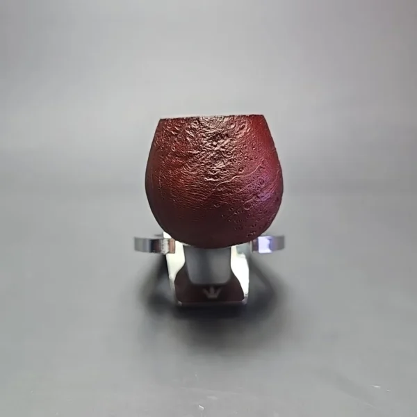 MBSD Briars by Piero Vitale Red Sandblasted Author w/ Zebrawood, Briar Pipe, New - Image 3