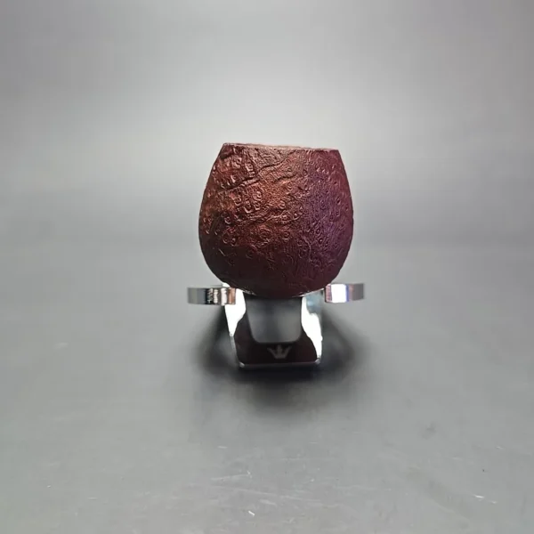 MBSD Briars by Piero Vitale Vintage Sandblasted Author w/ Boxwood, Briar Pipe, New - Image 3