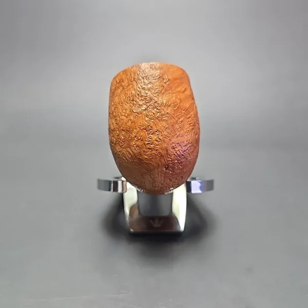 MBSD Briars Timeless Traditions 2 Sandblasted Bent Billiard w/ Silver Handmade Briar Pipe, New - Image 3