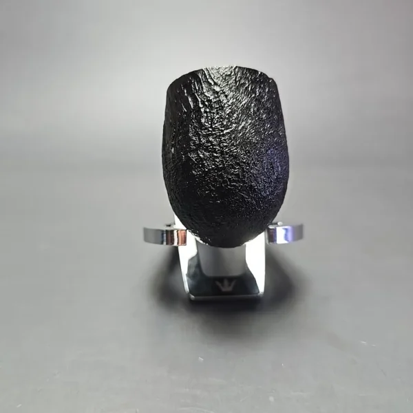 MBSD Briars Timeless Traditions 2 Sandblasted Bent Billiard w/ Silver Handmade Briar Pipe, New - Image 3