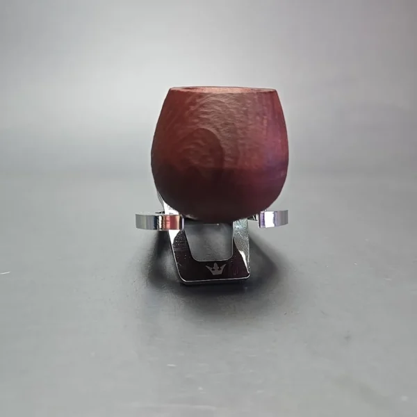 MBSD Briars by Piero Vitale Red Sandblasted Author w/ Olivewood, Briar Pipe, New - Image 3