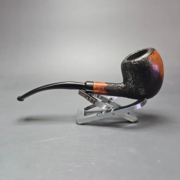 Stanwell (c. 1980s) Vario Partially Sandblasted Egg Estate Briar Pipe, Danish Estates - Image 4