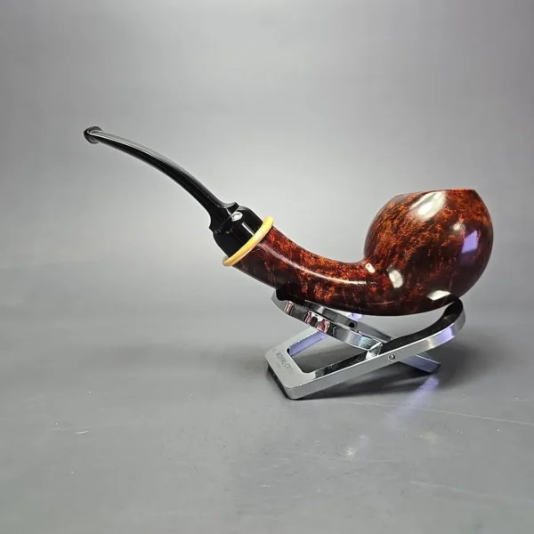 MBSD Briars Modern Masters 2 Smooth Blowfish w/ Boxwood Handmade Briar Pipe, New - Image 4