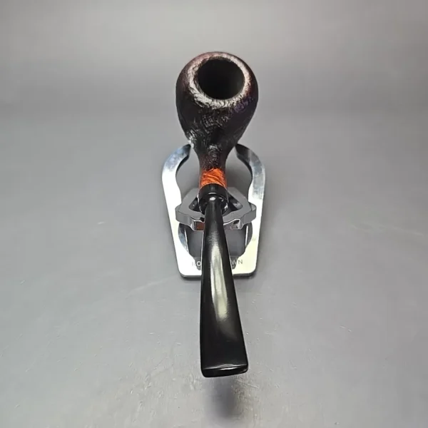 Stanwell (c. 1980s) Vario Partially Sandblasted Egg Estate Briar Pipe, Danish Estates - Image 5