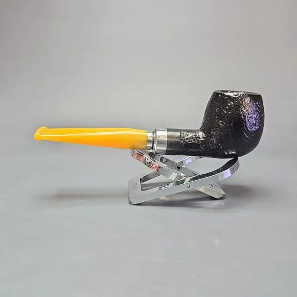 Molina Ambra 104 Sandblasted Apple Estate Briar Pipe, Unsmoked, 9mm - Image 5