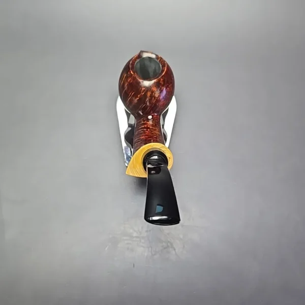 MBSD Briars Modern Masters 2 Smooth Blowfish w/ Boxwood Handmade Briar Pipe, New - Image 5