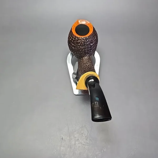 MBSD Briars Modern Masters 2 (K) Sandblasted Blowfish w/ Boxwood Handmade Briar Pipe, New - Image 5