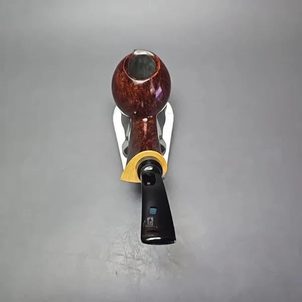 MBSD Briars Modern Masters 2 Smooth Blowfish w/ Boxwood Handmade Briar Pipe, New - Image 5