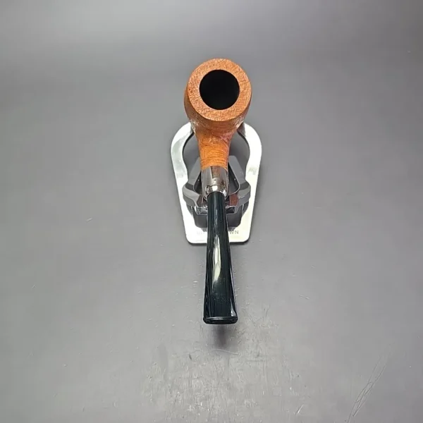 MBSD Briars Timeless Traditions 2 Sandblasted Bent Billiard w/ Silver Handmade Briar Pipe, New - Image 5