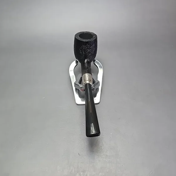 MBSD Briars Timeless Traditions 1 Sandblasted Billiard w/ Silver Handmade Briar Pipe, New - Image 5