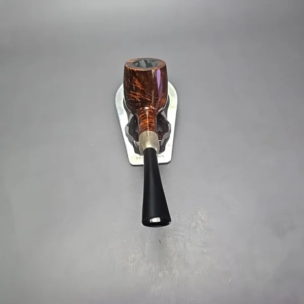 MBSD Briars Timeless Traditions 1 Smooth Billiard w/ Silver Handmade Briar Pipe, New - Image 5