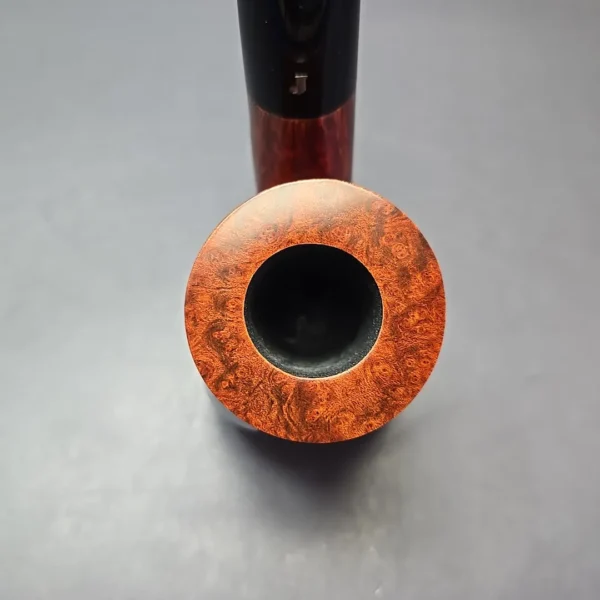 Ser Jacopo Maxima L1 Smooth Bent Billiard Estate Briar Pipe, Unsmoked - Image 6