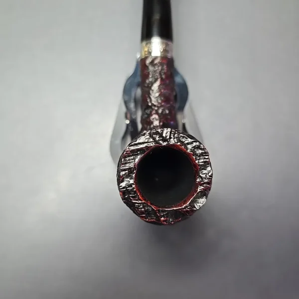 Peterson Cobble 107 Rusticated & Sandblasted Billiard Briar Pipe, New - Image 6