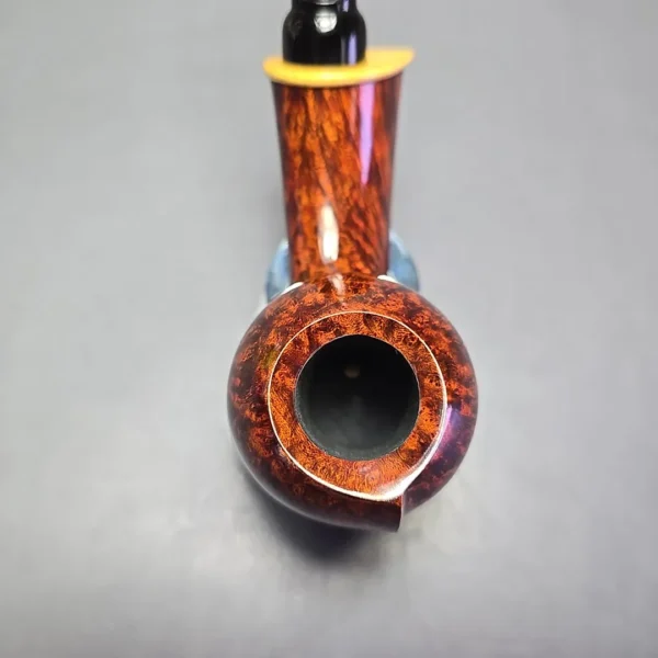 MBSD Briars Modern Masters 2 (E) Smooth Blowfish w/ Boxwood Handmade Briar Pipe, New - Image 6