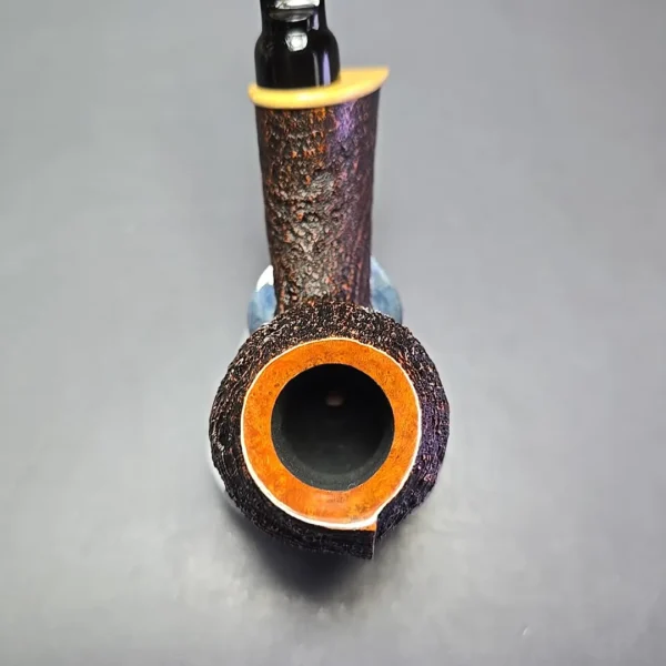 MBSD Briars Modern Masters 2 (K) Sandblasted Blowfish w/ Boxwood Handmade Briar Pipe, New - Image 6