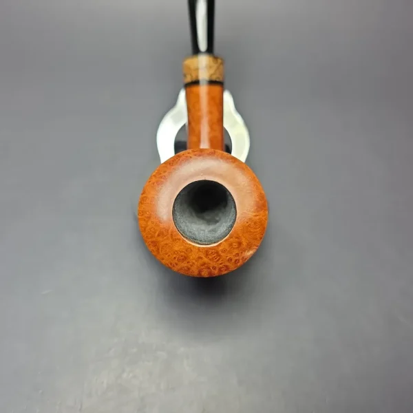 Bruno Nuttens Hand Made A Grade Smooth Dublin w/ Spalted Beechwood Briar Pipe, New - Image 6