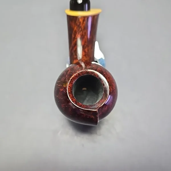 MBSD Briars Modern Masters 2 Smooth Blowfish w/ Boxwood Handmade Briar Pipe, New - Image 6