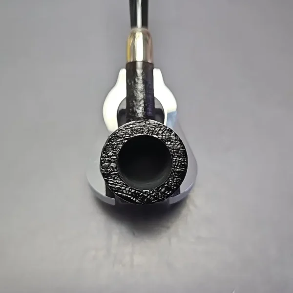 MBSD Briars Timeless Traditions 1 Sandblasted Billiard w/ Silver Handmade Briar Pipe, New - Image 6