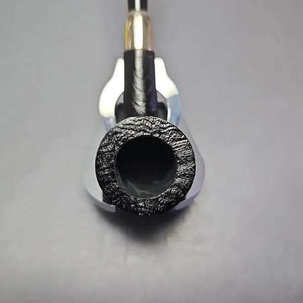 MBSD Briars Timeless Traditions 1 Sandblasted Billiard w/ Silver Handmade Briar Pipe, New - Image 6