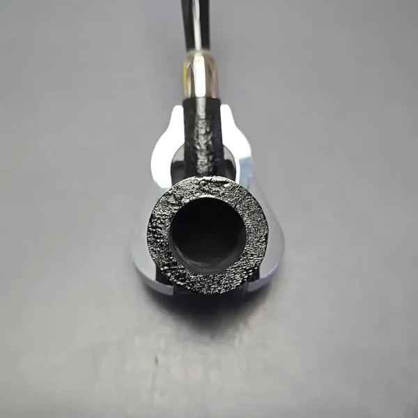 MBSD Briars Timeless Traditions 1 Sandblasted Billiard w/ Silver Handmade Briar Pipe, New - Image 6