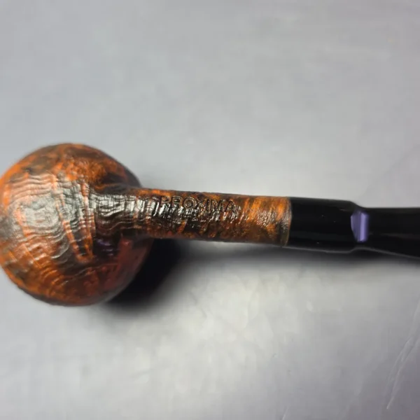 Proxima by Piero Vitale Contrast Sandblasted Apple Estate Briar Pipe, Unsmoked - Image 7