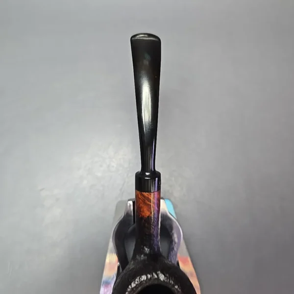 Stanwell (c. 1980s) Vario Partially Sandblasted Egg Estate Briar Pipe, Danish Estates - Image 7