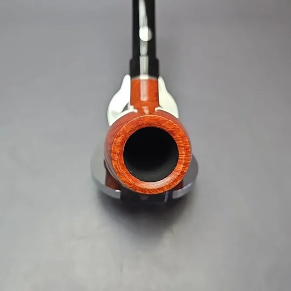 Mastro de Paja Dolce Vita L 03 Smooth Brandy Estate Briar Pipe, Italian Estates, 9mm - Image 7