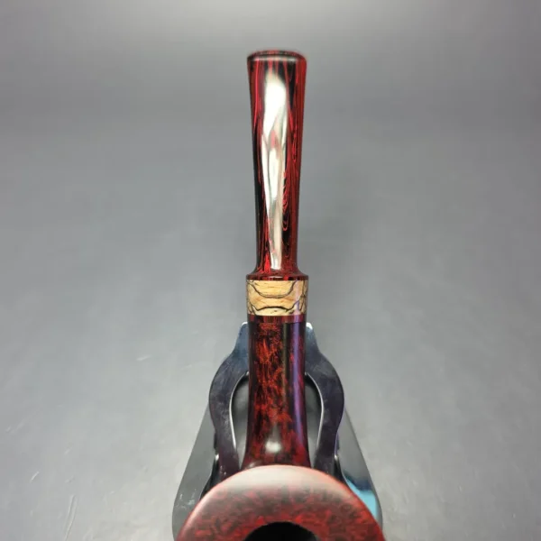 Bruno Nuttens Hand Made AA Grade Smooth Dublin w/ Spalted Beechwood, Briar Pipe, New - Image 7