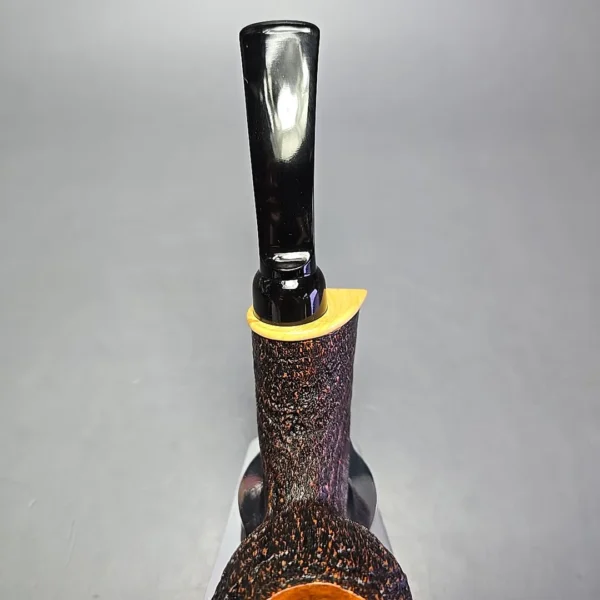 MBSD Briars Modern Masters 2 (K) Sandblasted Blowfish w/ Boxwood Handmade Briar Pipe, New - Image 7