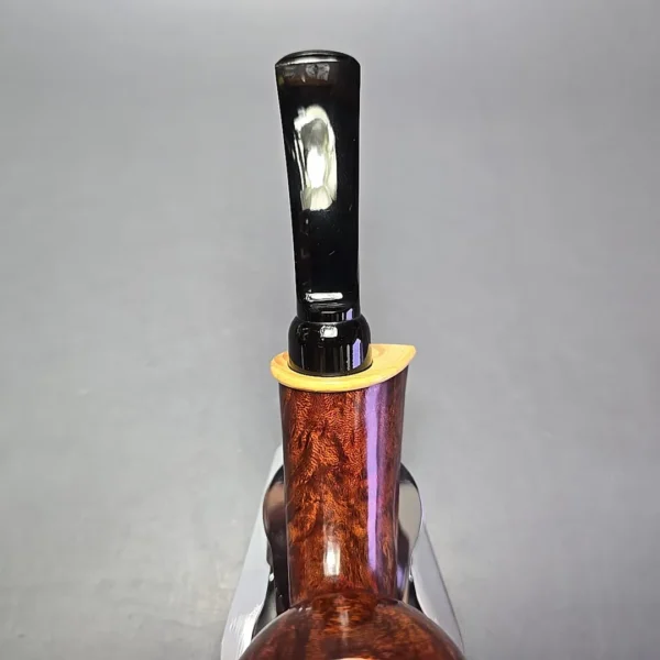 MBSD Briars Modern Masters 2 Smooth Blowfish w/ Boxwood Handmade Briar Pipe, New - Image 7