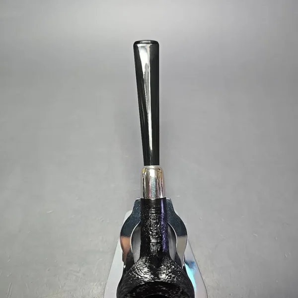 MBSD Briars Timeless Traditions 1 Sandblasted Billiard w/ Silver Handmade Briar Pipe, New - Image 7