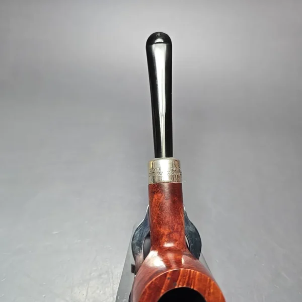 Peterson Silver Mounted Army 106 Smooth Billiard Estate Briar Pipe, Irish Estates - Image 7