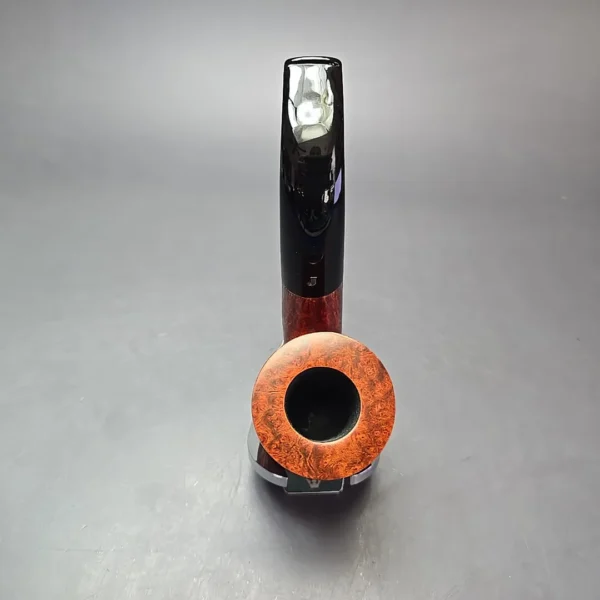 Ser Jacopo Maxima L1 Smooth Bent Billiard Estate Briar Pipe, Unsmoked - Image 8