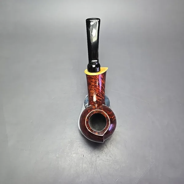 MBSD Briars Modern Masters 2 Smooth Blowfish w/ Boxwood Handmade Briar Pipe, New - Image 8