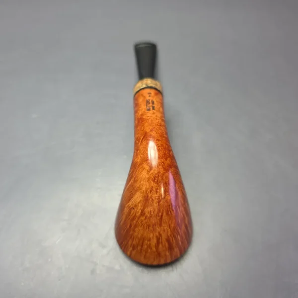 Bruno Nuttens Hand Made A Grade Smooth Dublin w/ Spalted Beechwood Briar Pipe, New - Image 8