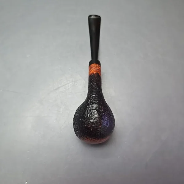 Stanwell (c. 1980s) Vario Partially Sandblasted Egg Estate Briar Pipe, Danish Estates - Image 9