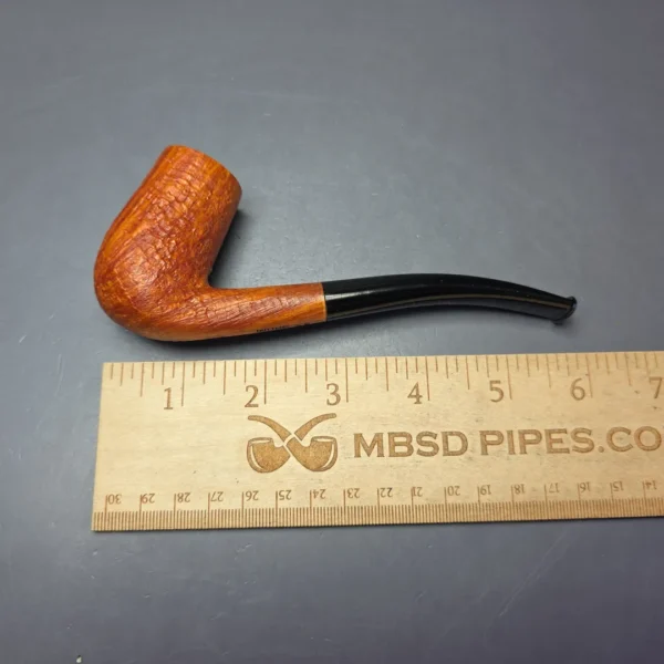 Bruno Nuttens Hand Made A Grade Sandblasted "Holbek's LC", Briar Pipe, New - Image 9