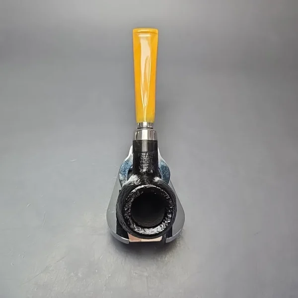 Molina Ambra 104 Sandblasted Apple Estate Briar Pipe, Unsmoked, 9mm - Image 9