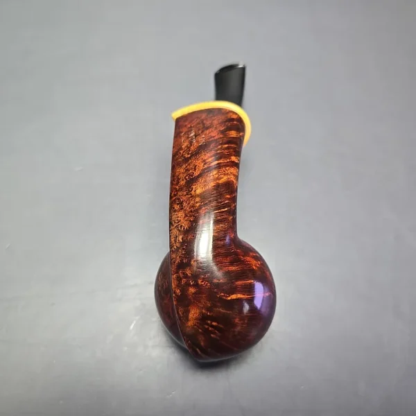 MBSD Briars Modern Masters 2 Smooth Blowfish w/ Boxwood Handmade Briar Pipe, New - Image 9