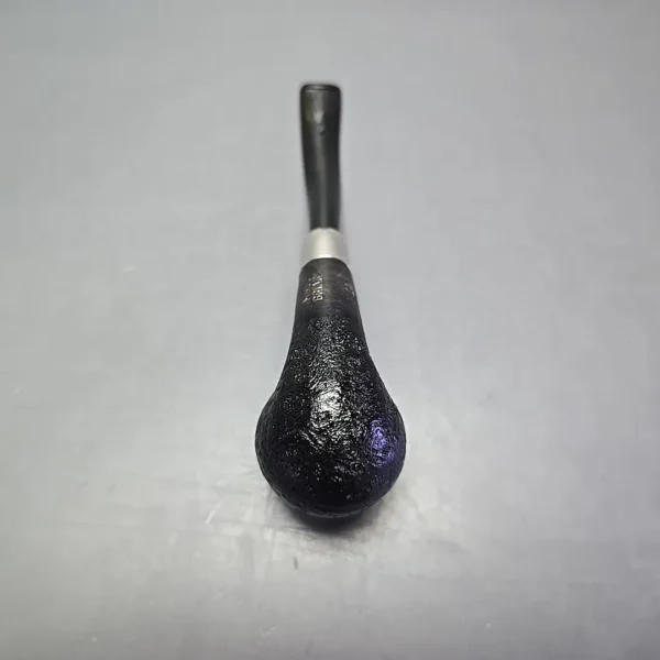 MBSD Briars Timeless Traditions 2 Sandblasted Bent Billiard w/ Silver Handmade Briar Pipe, New - Image 9