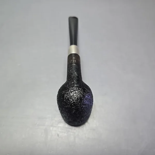 MBSD Briars Timeless Traditions 1 Sandblasted Billiard w/ Silver Handmade Briar Pipe, New - Image 9