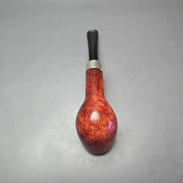 Peterson Silver Mounted Army 106 Smooth Billiard Estate Briar Pipe, Irish Estates - Image 9