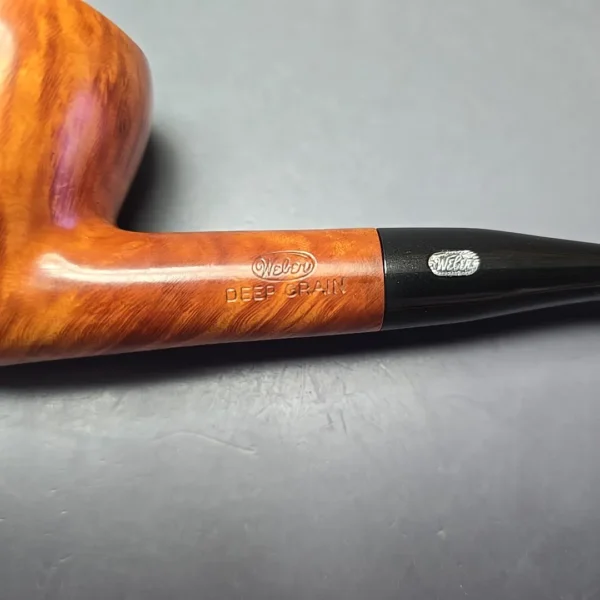 Weber Deep Grain Smooth Acorn Estate Briar Pipe, Other Estates - Image 10