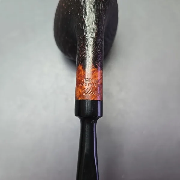 Stanwell (c. 1980s) Vario Partially Sandblasted Egg Estate Briar Pipe, Danish Estates - Image 10