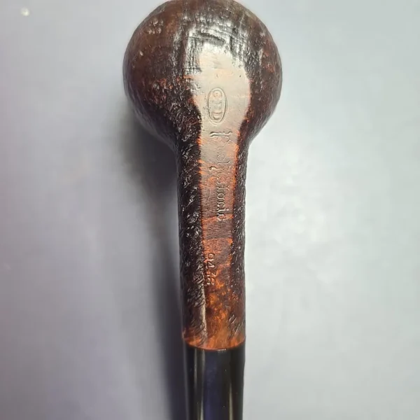 GBD Prehistoric 9436 Partially Sandblasted Billiard Estate Briar Pipe, English Estates - Image 10